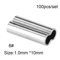 100PCS Fishing Crimping Sleeves For Strong Secure Rig Connections 9