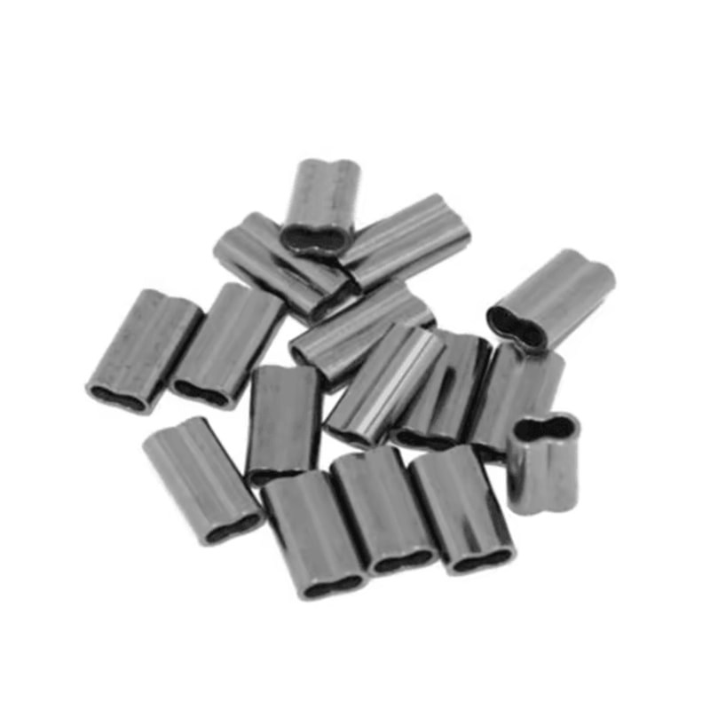 100PCS Fishing Crimping Sleeves For Strong Secure Rig Connections 12