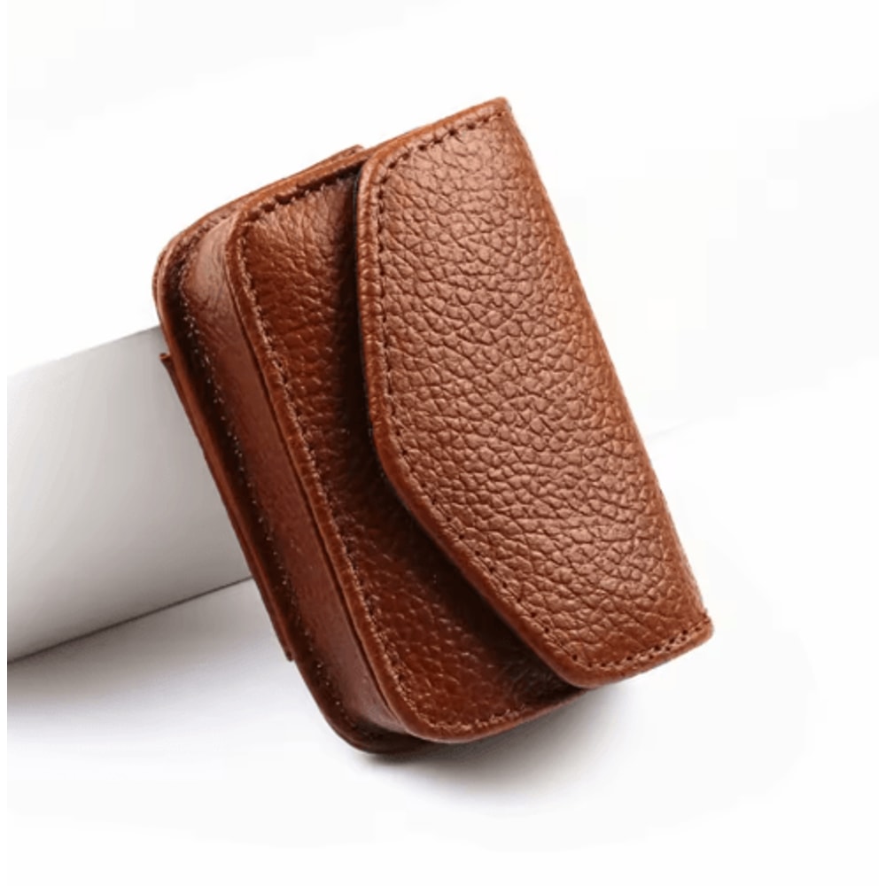 Foldable PU Leather Glasses Case For Men Women 1