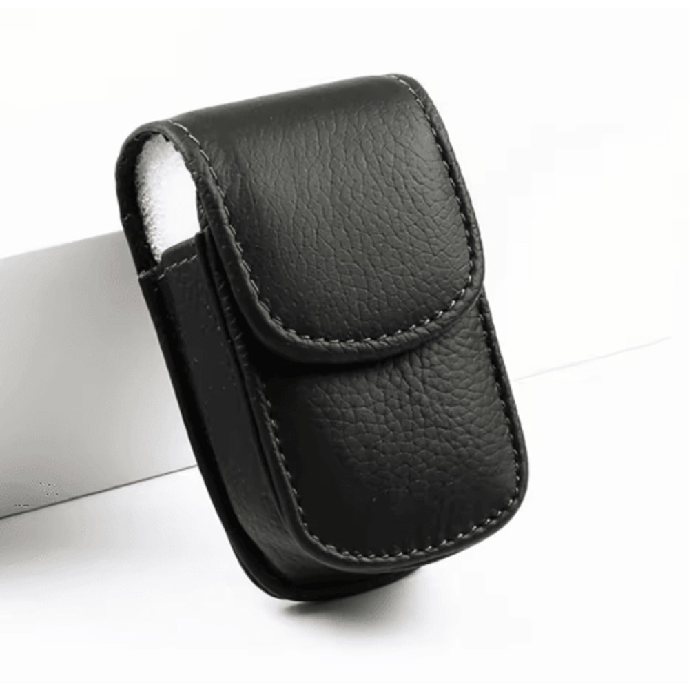 Foldable PU Leather Glasses Case For Men Women 4