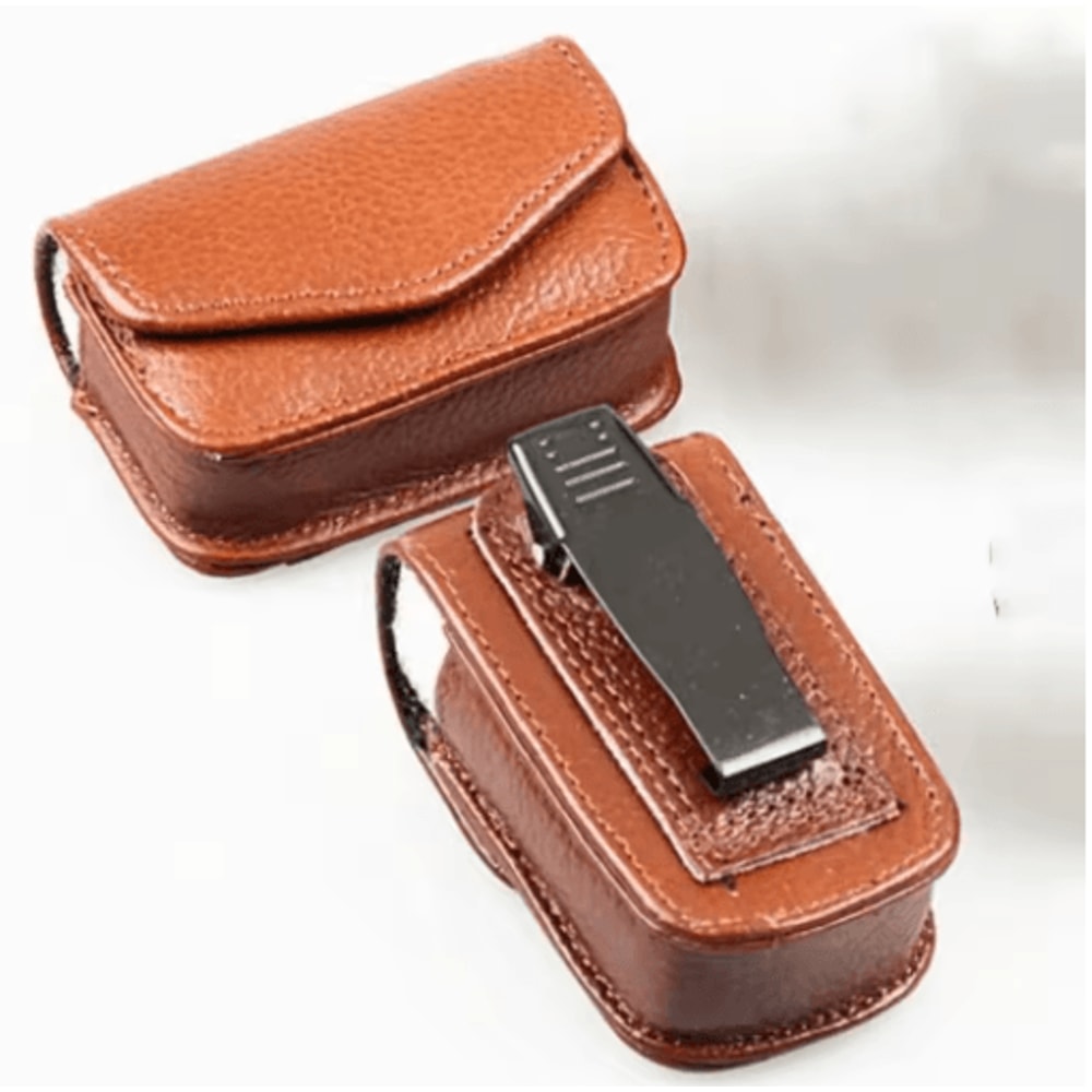 Foldable PU Leather Glasses Case For Men Women 6