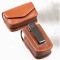 Foldable PU Leather Glasses Case For Men Women 6
