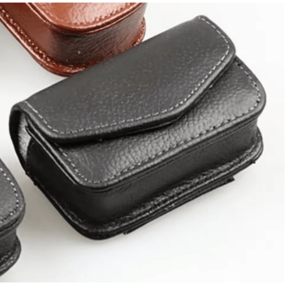 Foldable PU Leather Glasses Case For Men Women 7