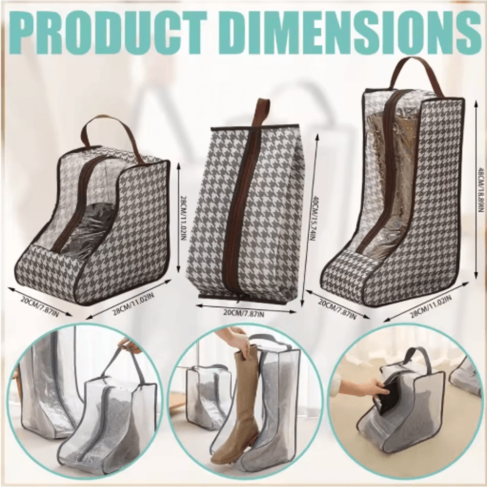 Waterproof Boot Storage Bag For Travel Home Organization 10