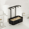 Wooden Jewelry Display Rack With Drawer For Earrings Necklaces 2