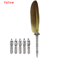 Luxury Vintage Feather Quill Pen Set With Gift Box 5 Nibs 2