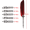 Luxury Vintage Feather Quill Pen Set With Gift Box 5 Nibs 11