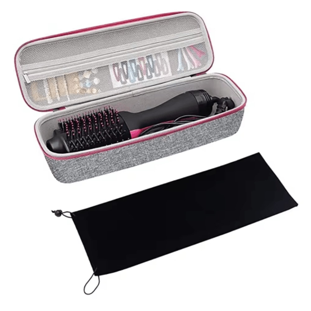 Hard Travel Storage Case For Hot Air Brush Hair Dryer Tools 0