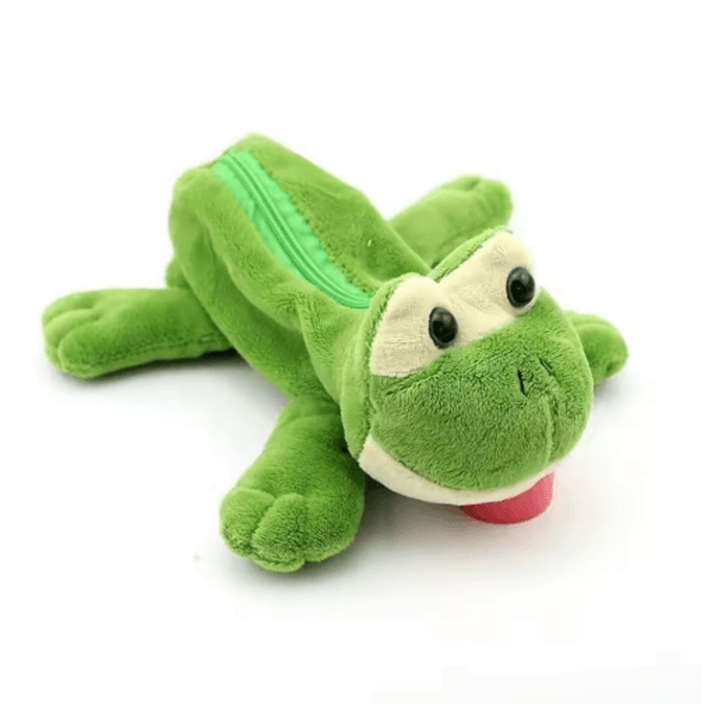 Cute Forest Animal Plush Pencil Case For School Stationery Storage 6
