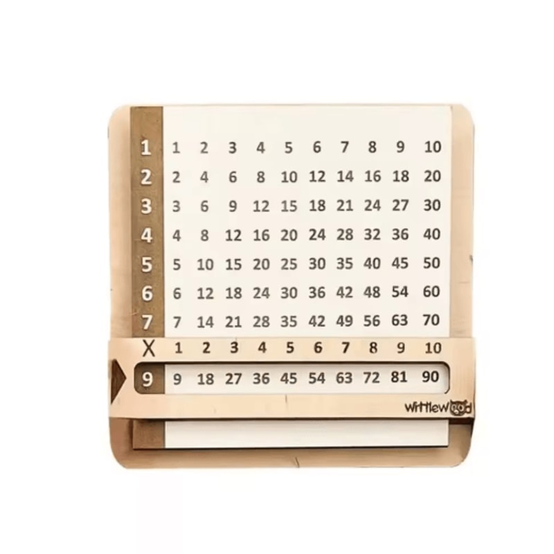 Wooden Montessori Multiplication Board For Kids Math Learning 1