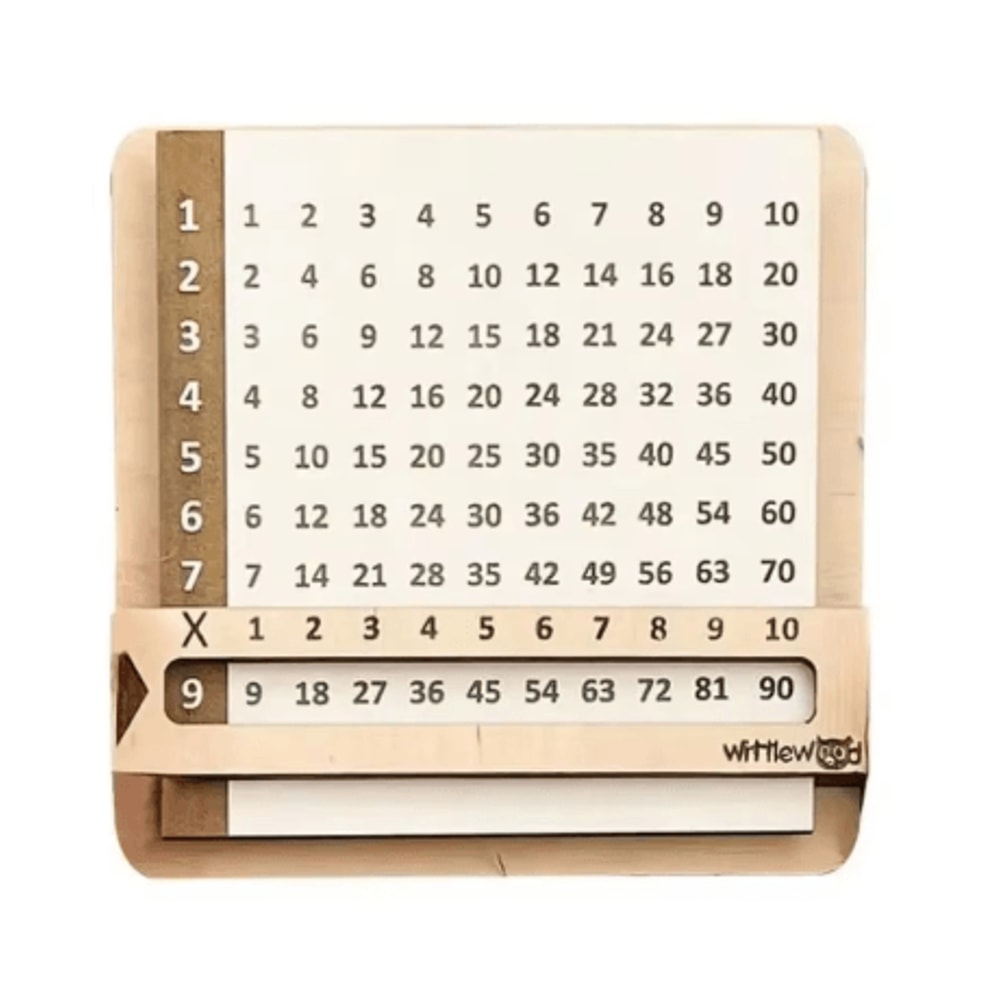 Wooden Montessori Multiplication Board For Kids Math Learning 5