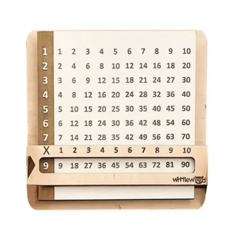 Wooden Montessori Multiplication Board For Kids Math Learning 5
