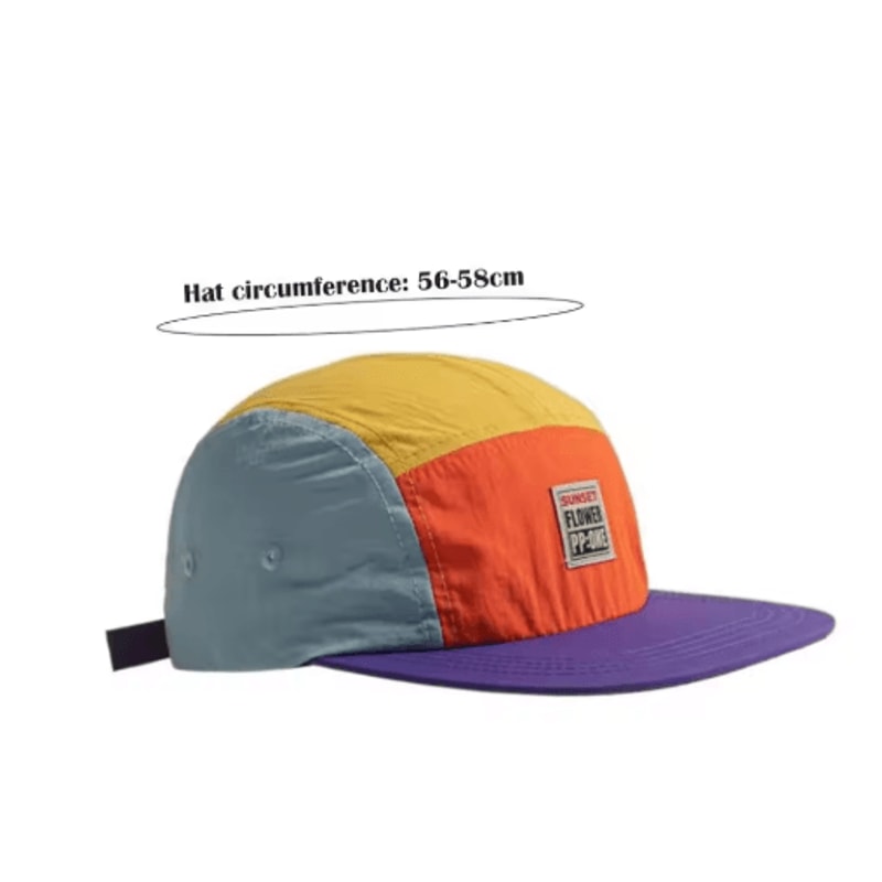 Retro Japanese 5 Panel Hip Hop Cap For Breathable Everyday Streetwear 5