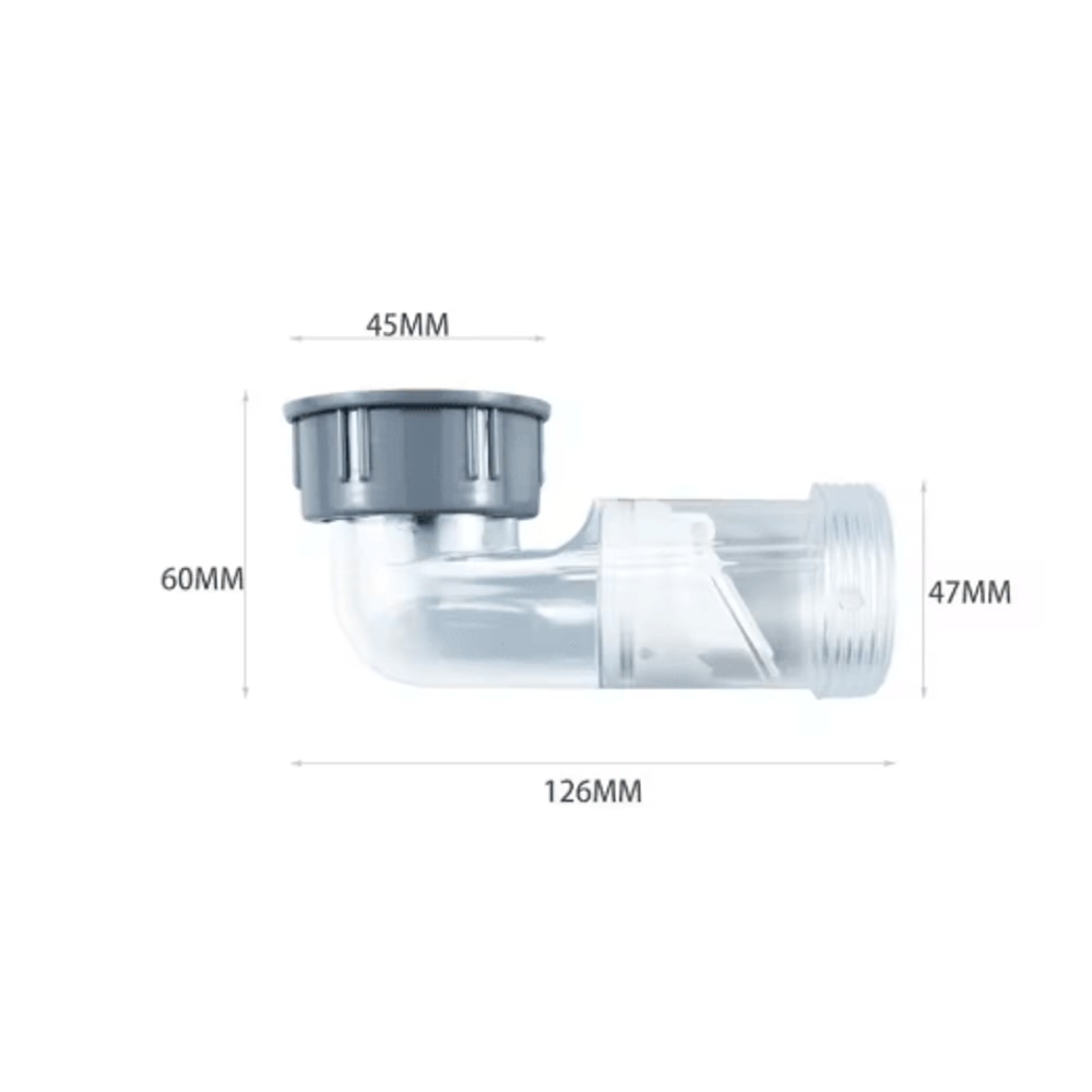 OdorProof Curved Drain Pipe Kit For Kitchen Wash Basin Plumbing 2