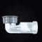 OdorProof Curved Drain Pipe Kit For Kitchen Wash Basin Plumbing 4