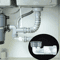 OdorProof Curved Drain Pipe Kit For Kitchen Wash Basin Plumbing 0