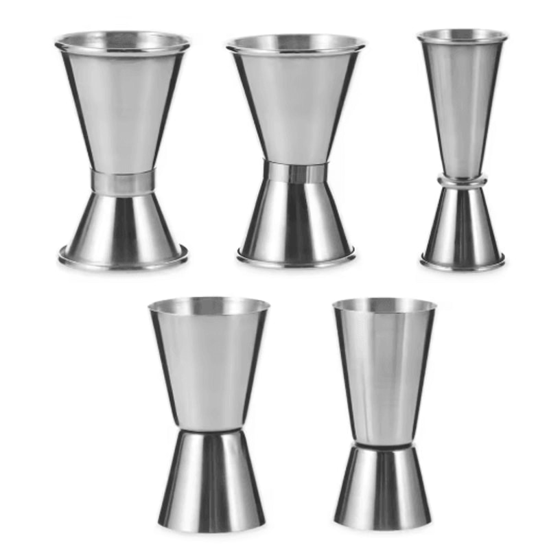 Stainless Steel Double Jigger Measuring Cup For Cocktails Bar Mixing 10