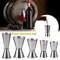 Stainless Steel Double Jigger Measuring Cup For Cocktails Bar Mixing 0