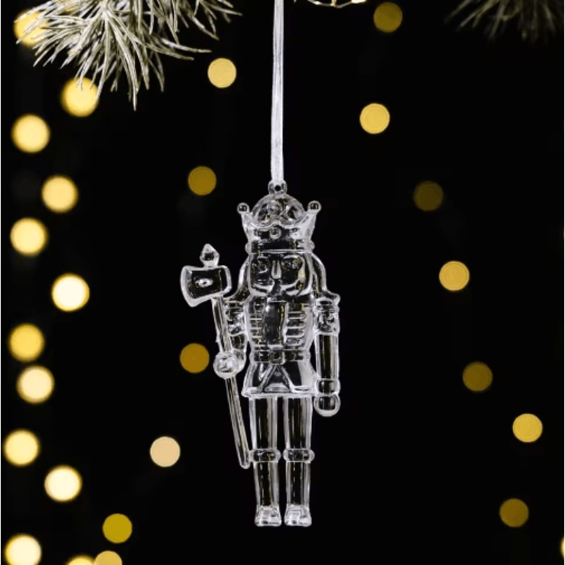 Transparent Acrylic Christmas Angel Ornaments For Tree Holiday Decor 4