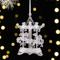 Transparent Acrylic Christmas Angel Ornaments For Tree Holiday Decor 6