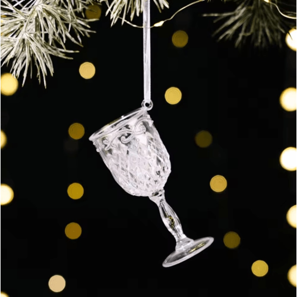 Transparent Acrylic Christmas Angel Ornaments For Tree Holiday Decor 7