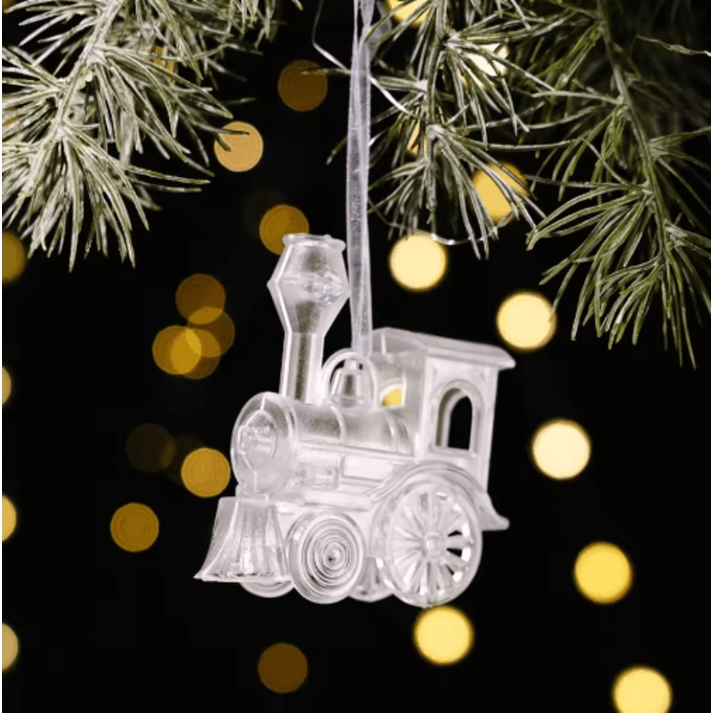 Transparent Acrylic Christmas Angel Ornaments For Tree Holiday Decor 10