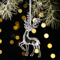 Transparent Acrylic Christmas Angel Ornaments For Tree Holiday Decor 8