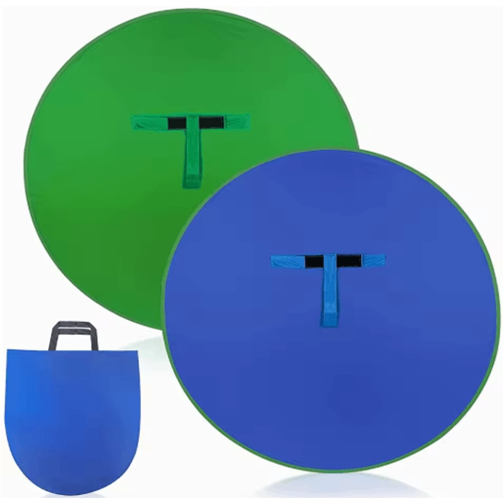 DoubleSided Green Blue Screen Backdrop For Gaming Live Streaming 1