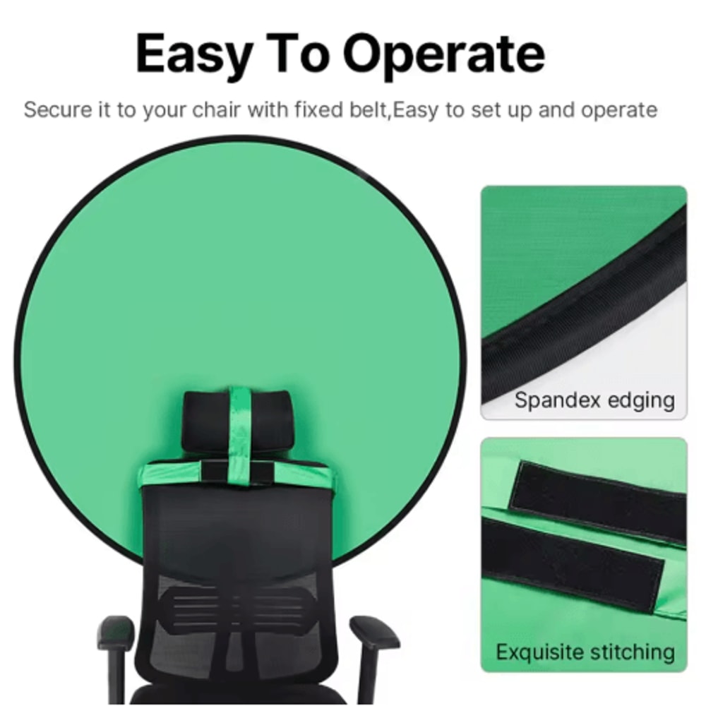 DoubleSided Green Blue Screen Backdrop For Gaming Live Streaming 4