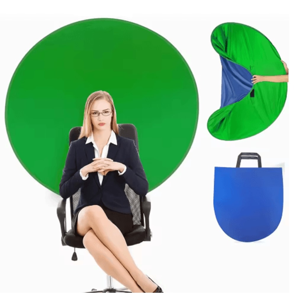 DoubleSided Green Blue Screen Backdrop For Gaming Live Streaming 8