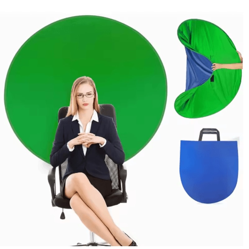 DoubleSided Green Blue Screen Backdrop For Gaming Live Streaming 8