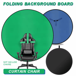 double-sided green & blue screen backdrop for gaming & live streaming