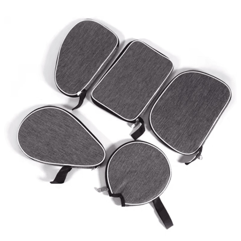 Table Tennis Paddle Case With Shoulder Belt For Racket Protection 0