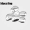 50PCS Nickel Fishing Spinner Blades For Flattie Plaice Rigs 6