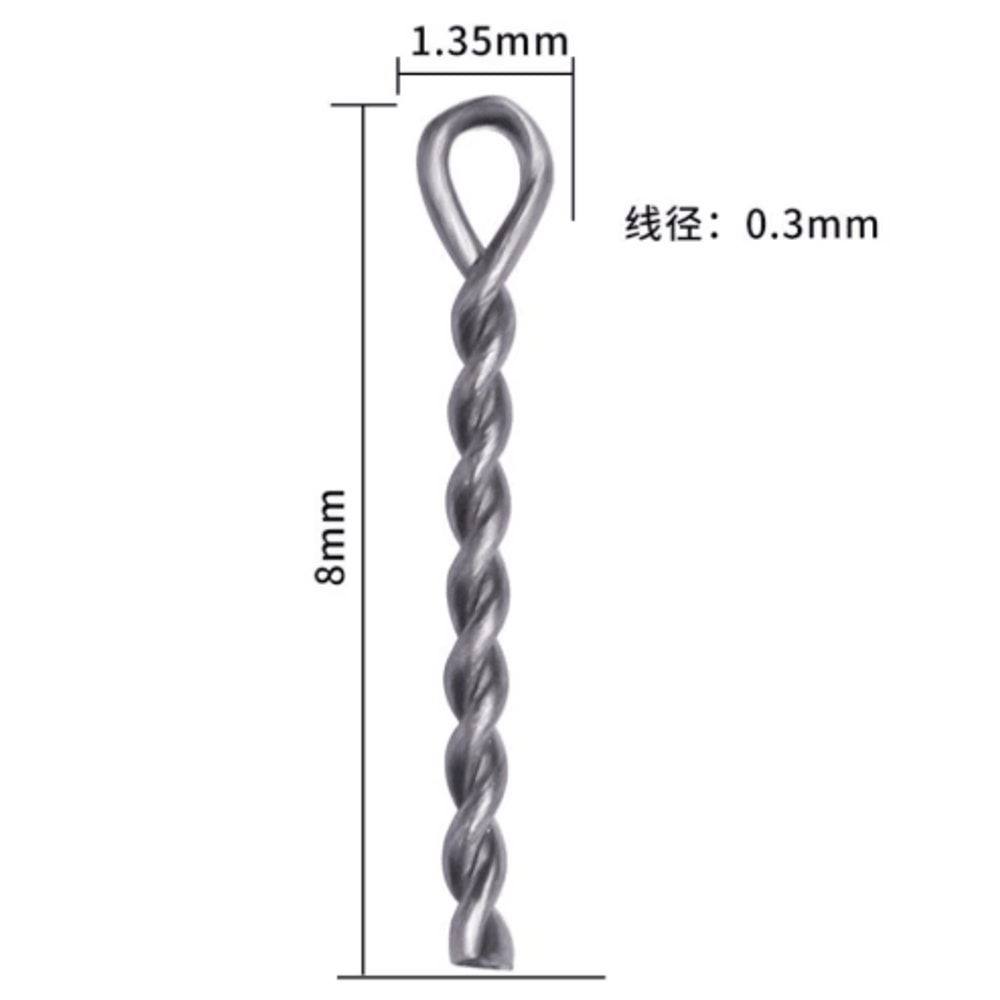 50PCS Carp Fishing Bait Spikes For Hair Rig Feeder Tackle 2