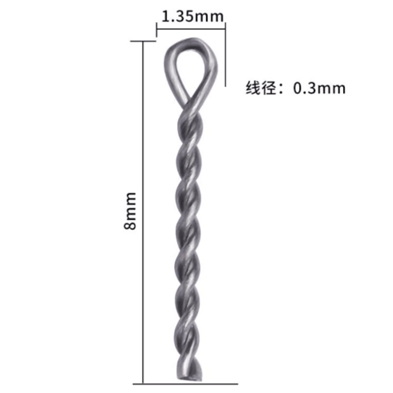 50PCS Carp Fishing Bait Spikes For Hair Rig Feeder Tackle 2