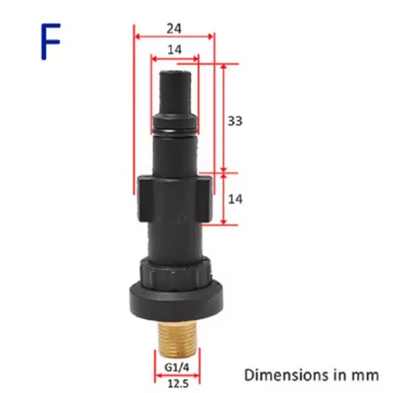 Pressure Washer Foam Generator Adapter For Karcher Spray Nozzles 3