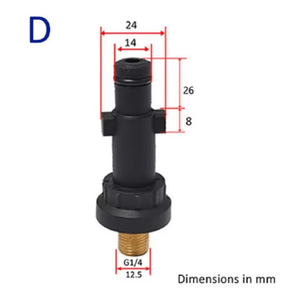Pressure Washer Foam Generator Adapter For Karcher Spray Nozzles 5