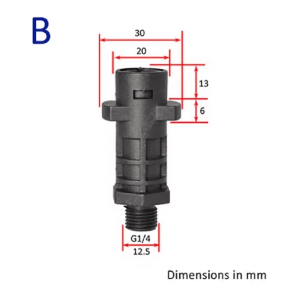 Pressure Washer Foam Generator Adapter For Karcher Spray Nozzles 7