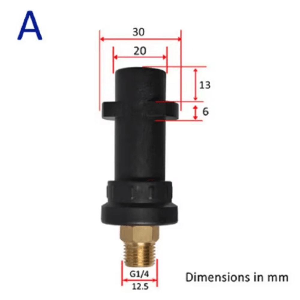 Pressure Washer Foam Generator Adapter For Karcher Spray Nozzles 8