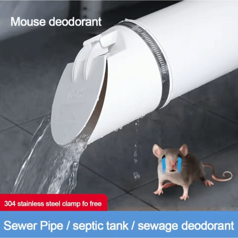 AntiOdor Drain Pipe Cap For Floor Drains Rainwater Pipes 0
