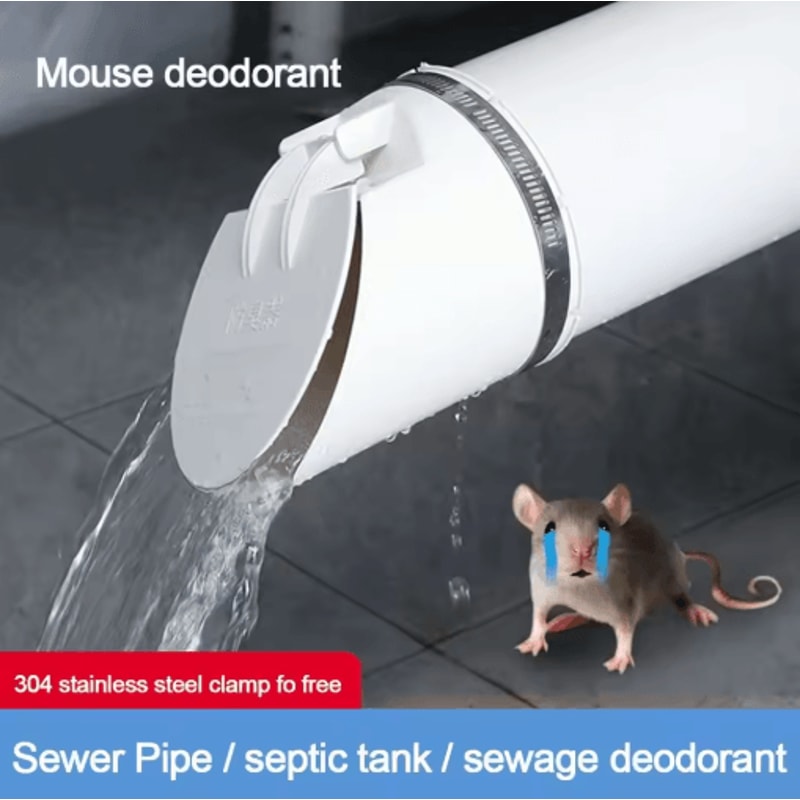 AntiOdor Drain Pipe Cap For Floor Drains Rainwater Pipes 0