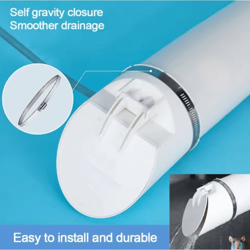 AntiOdor Drain Pipe Cap For Floor Drains Rainwater Pipes 6