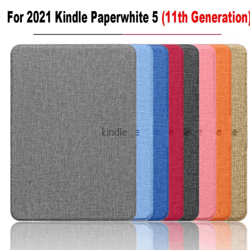 ultra slim pu leather smart cover for kindle paperwhite 5 (11th gen)