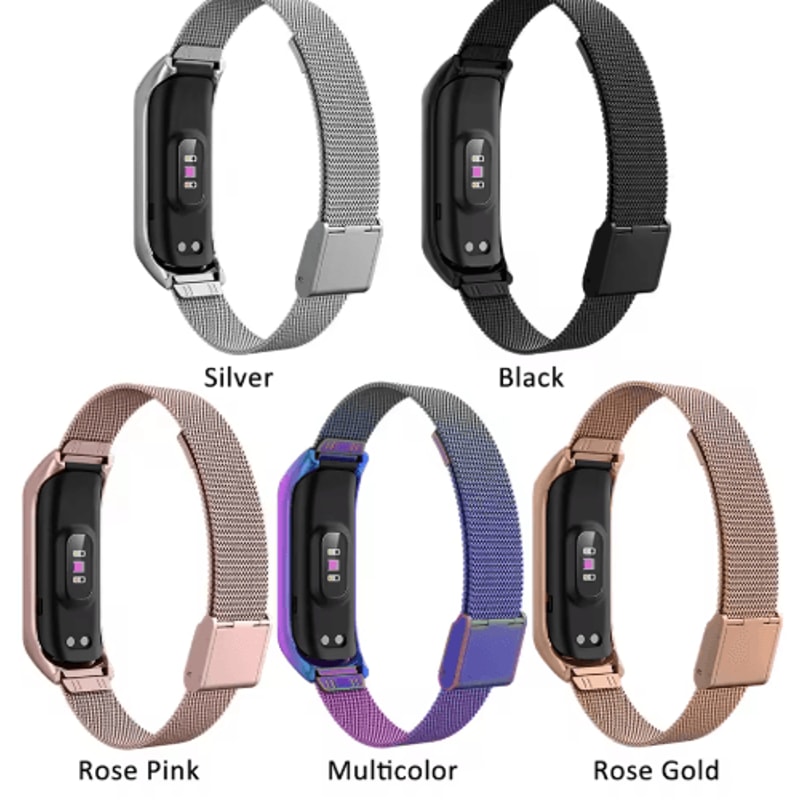Stainless Steel Watch Band For Samsung Galaxy Fit 2 Smart Bracelet 6