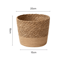 Handmade Woven Straw Planter Basket For Flowers Home Decor 2