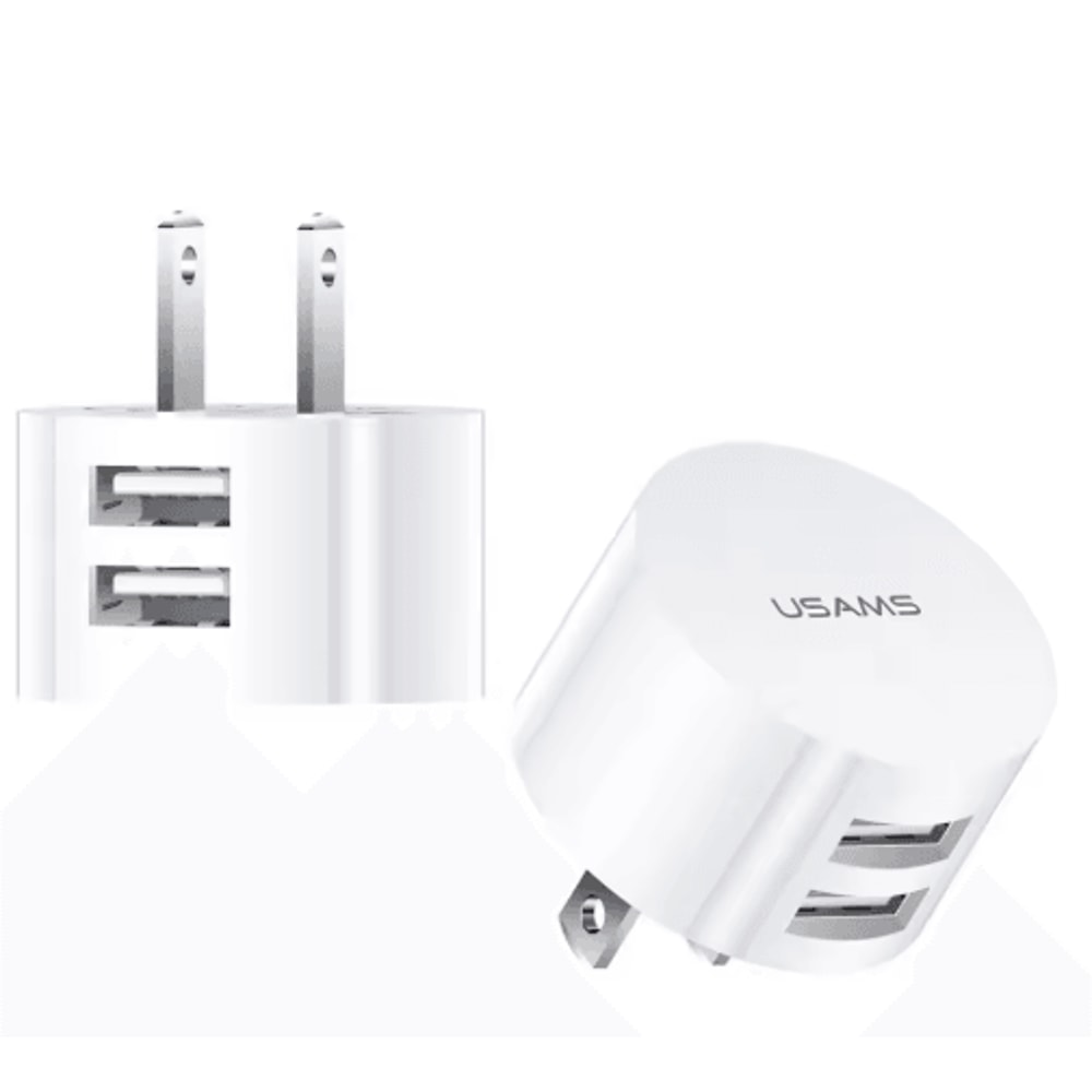 Dual USB Wall Charger With Fast 5V 21A Mobile Charging 3