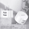 Dual USB Wall Charger With Fast 5V 21A Mobile Charging 5