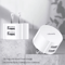 Dual USB Wall Charger With Fast 5V 21A Mobile Charging 5