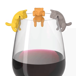 creative wine glass markers & drink charms set for parties